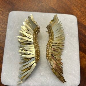 Mignonne Gavigan Gold and Silver Wing Earrings